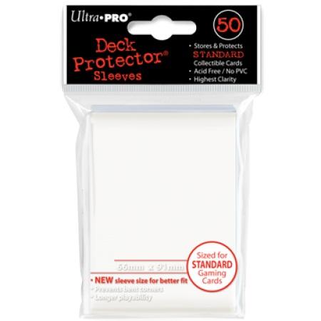 Buy Ultra Pro Powder White Deck Protectors 50 Large Magic Size Sleeves in New Zealand. 