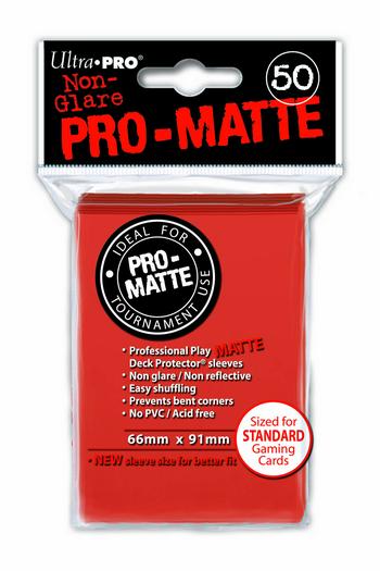 Buy Ultra Pro Pro-Matte Peach (50CT) Regular Size Sleeves in New Zealand. 