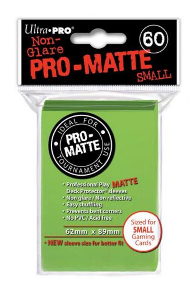 Ultra Pro Pro-Matte Lime Green (60CT) YuGiOh Size Sleeves