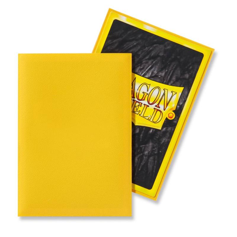 Dragon Shield  Matte Yellow ‘SheSha’ (60CT) YuGiOh Sleeves