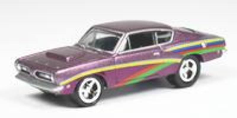 Johnny Lightning: '68 Purple Plymouth Barracuda Cuda Mopar Muscle Magazine