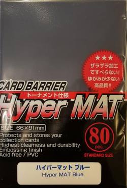 Buy KMC Hyper Mat Blue (80CT) Large Magic Size Sleeves in AU New Zealand.