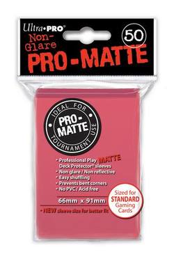 Buy Ultra Pro Pro-Matte Fuchsia (50CT) Regular Size Sleeves in AU New Zealand.