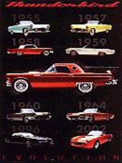 Buy Evolution Of The T-Bird Poster in AU New Zealand.