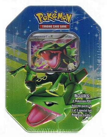 10289-9 R - Pokemon 2009 Fall Tin - Rayquaza LV.X -  pearl  pokemon 