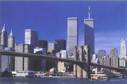 PP0305 (18) - Manhattan Day Brooklyns View Poster