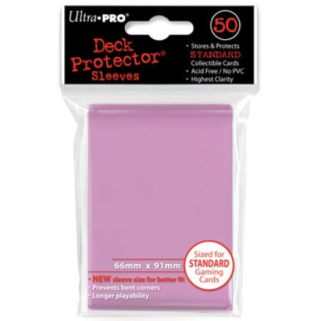 82674 - Ultra Pro Sunset Pink Deck Protectors 50 Large Mag