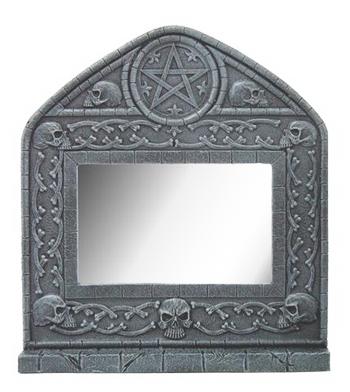 AC0007 - Pentagram Mirror 23cm High