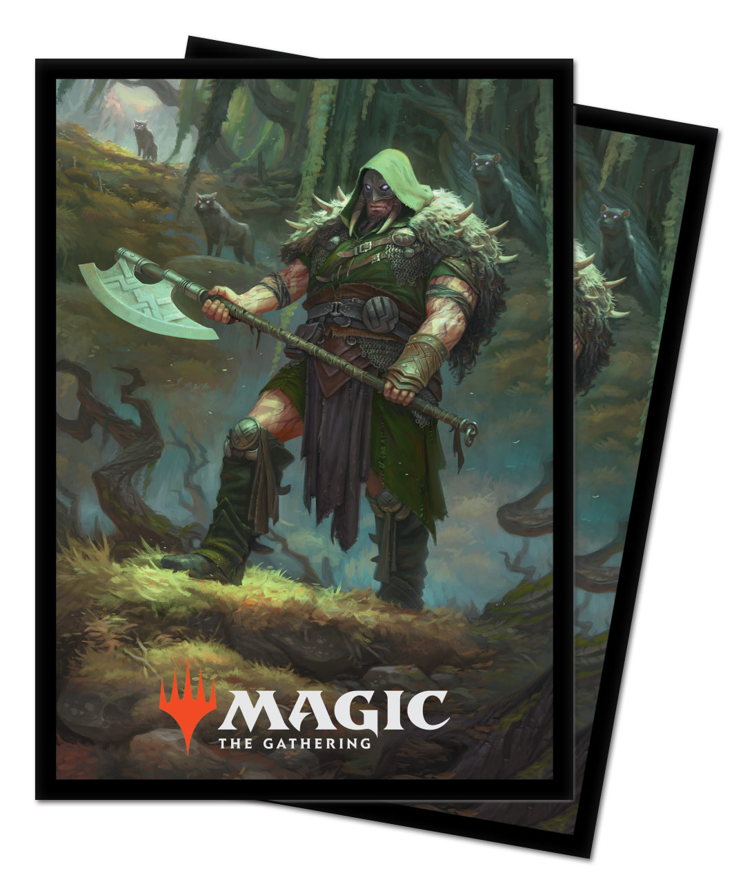 Buy Ultra Pro Magic Throne of Eldraine (100CT) Sleeves - Garruk, Cursed Huntsman in New Zealand. 