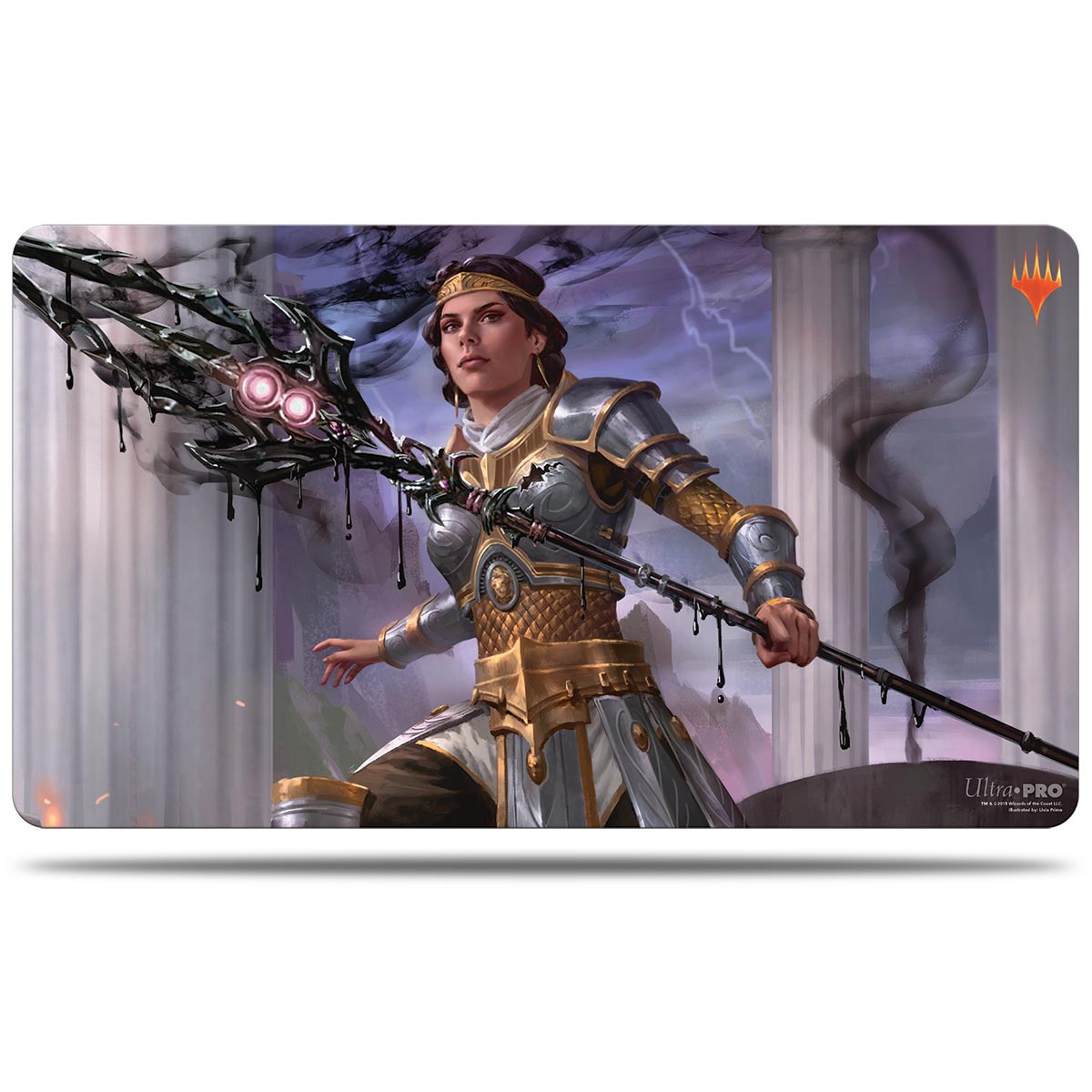 Buy Ultra Pro Magic Theros Beyond Death- Elspeth, Sun's Nemesis Playmat in New Zealand. 