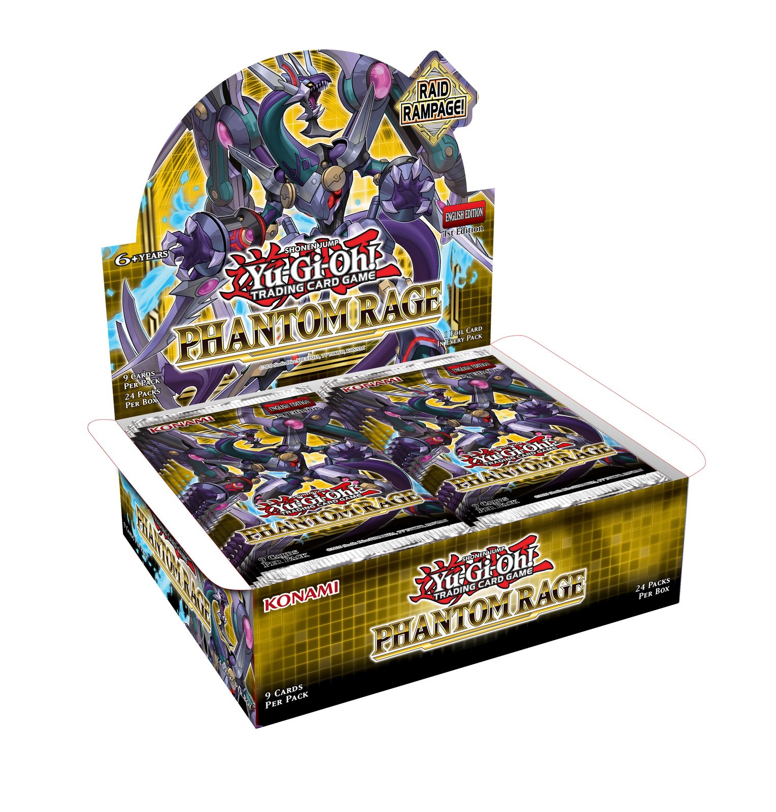 Buy YuGiOh Phantom Rage (24CT) Booster Box in New Zealand. 