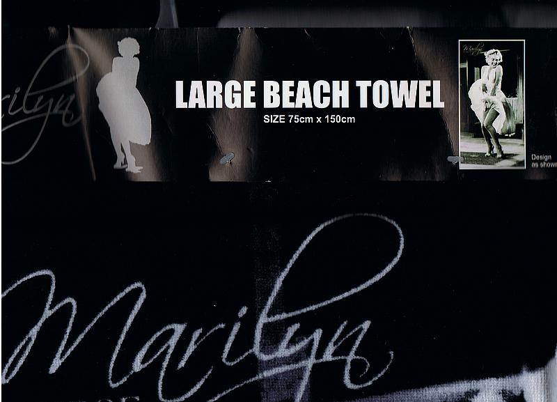 Buy Marilyn Monroe Beach Towel in New Zealand. 