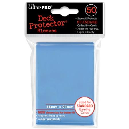 Buy Ultra Pro Summer Blue Deck Protectors 50 Large Magic Size Sleeves in New Zealand. 