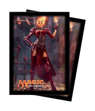 Buy Ultra Pro Magic Deck Protectors - M14 Chandra Vertical Pic (80CT) in New Zealand. 