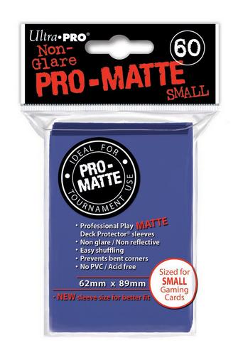 Buy Ultra Pro Pro-Matte Blue (60CT) YuGiOh Size Sleeves in New Zealand. 
