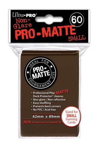 Buy Ultra Pro Pro-Matte Brown (60CT) YuGiOh Size Sleeves in New Zealand. 