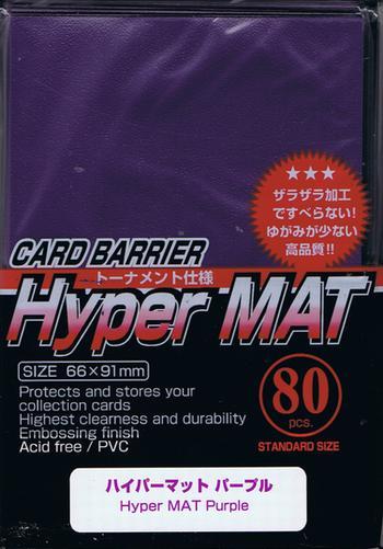 Buy KMC Hyper Mat Purple (80CT) Large Magic Size Sleeves in New Zealand. 
