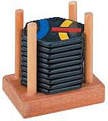 Buy Tantrix Discovery Black Tiles Wooden Stand in New Zealand. 