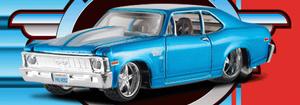 Buy Pro Rodz Pro Touring: 1970 Chevrolet Nova - Blue 1/64th Scale in New Zealand. 