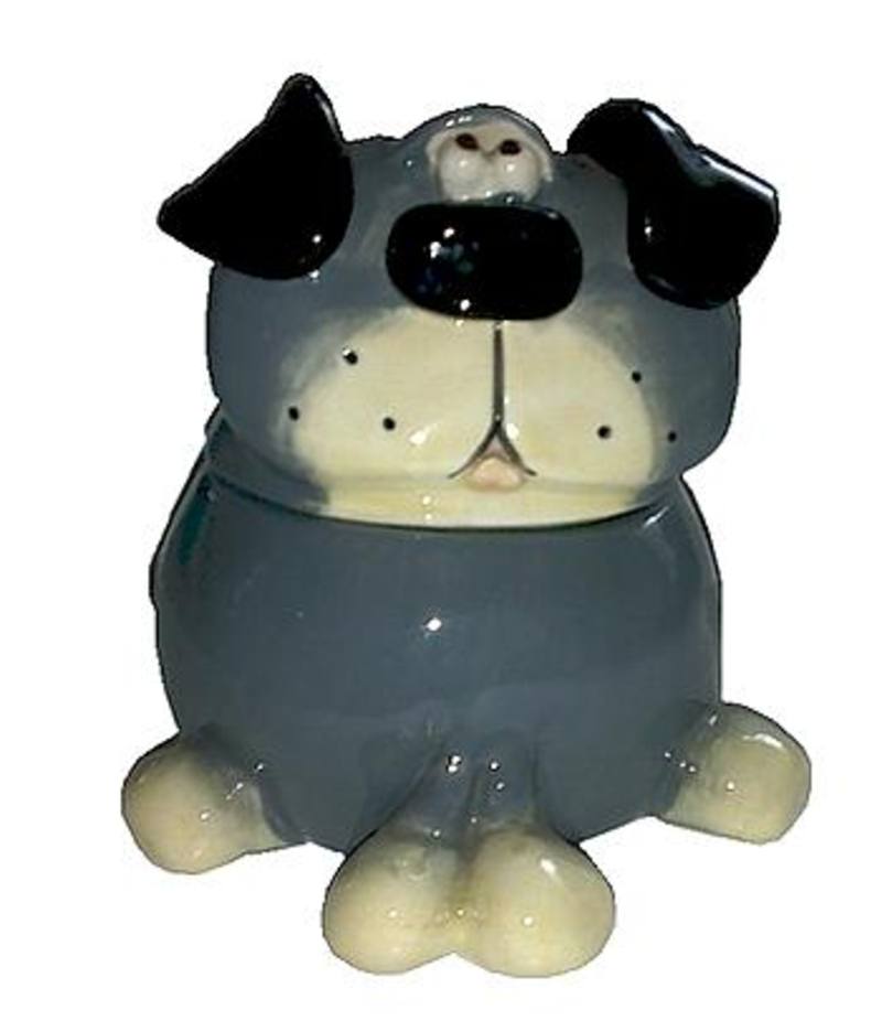 Russ - It's A Dawg's Life Stoneware Trinket Box