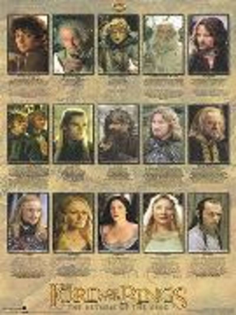 Lord Of The Rings Biographies Poster