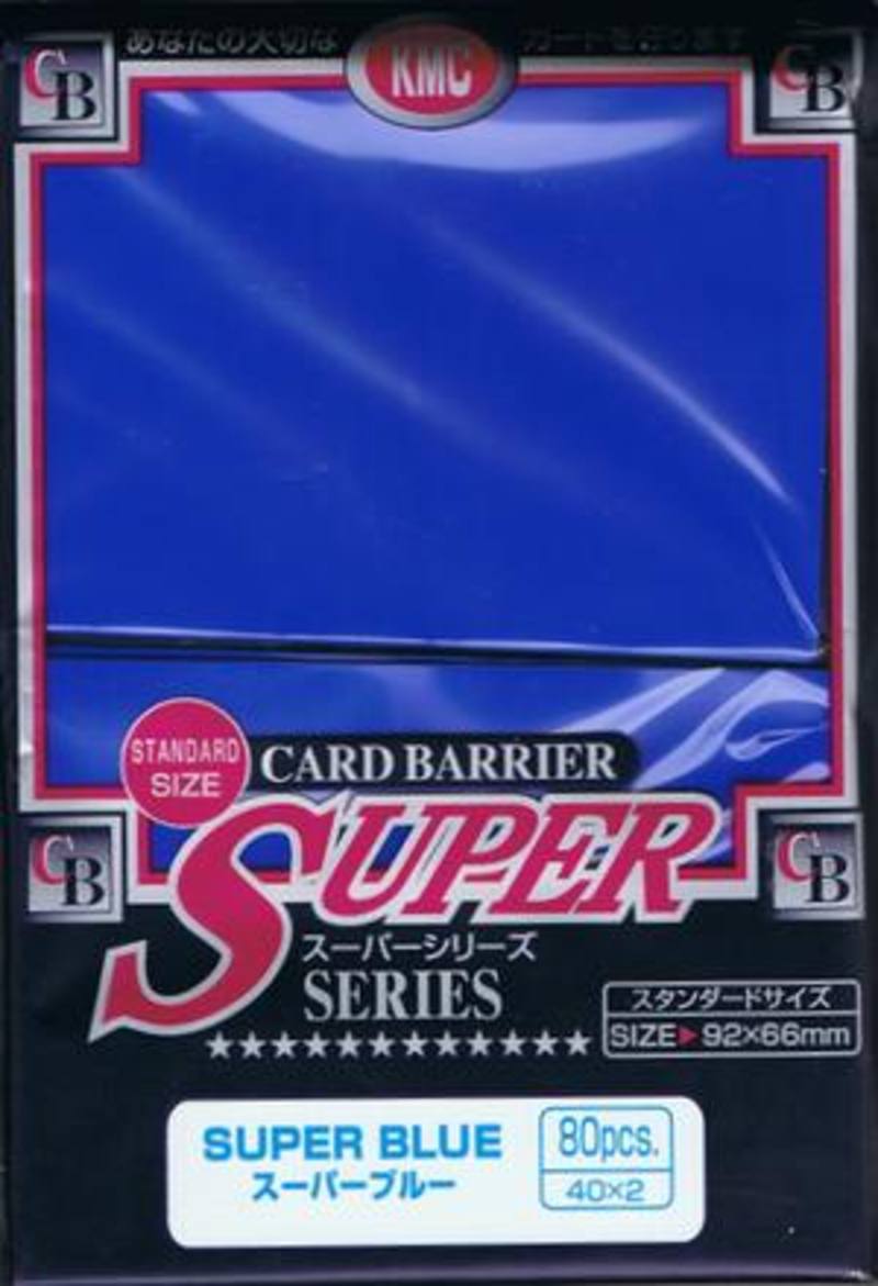 KMC Super Blue (80CT) Large Magic Size Sleeves