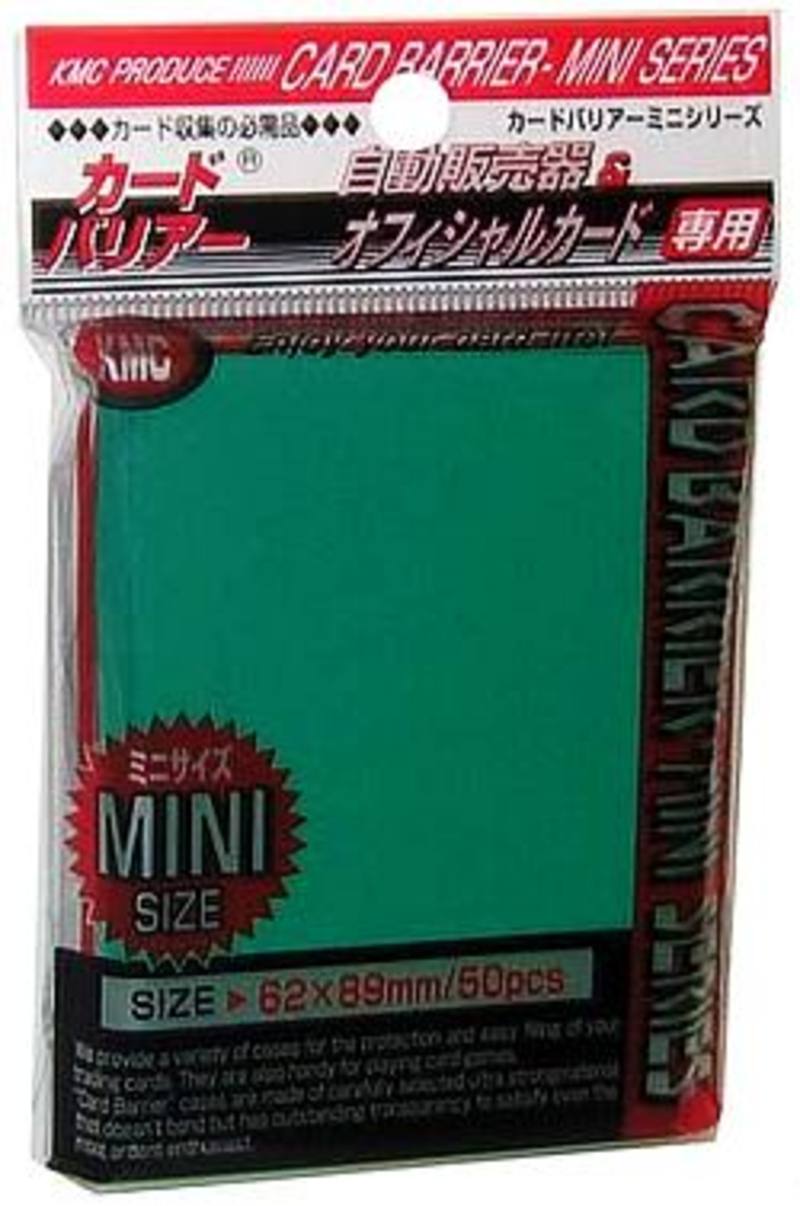 KMC Yu-Gi-Oh Size Deck Protectors (50CT) - Green