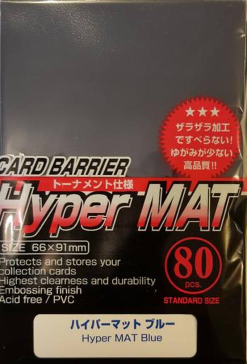 KMC Hyper Mat Blue (80CT) Large Magic Size Sleeves