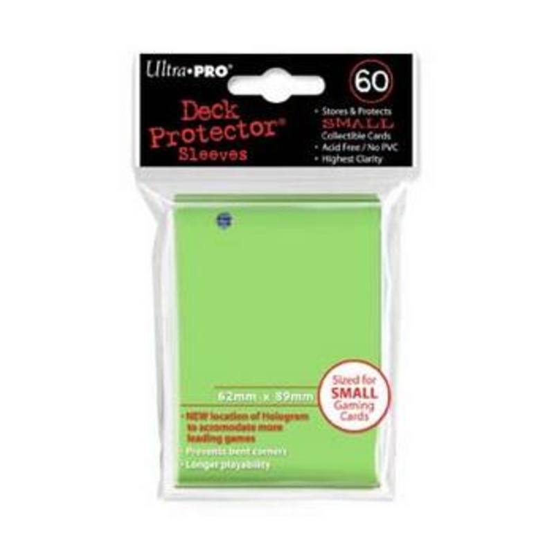 Ultra Pro Light Green Deck Protectors (60CT) YuGiOh Size Sleeves