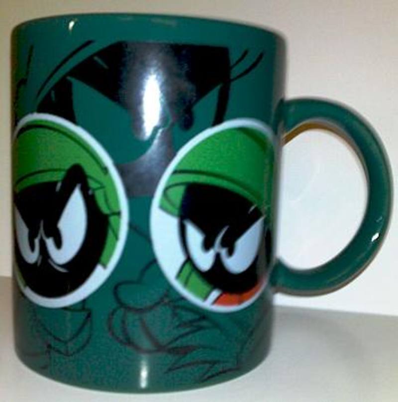 Looney Tunes Marvin the Martian Green Collage Mug
