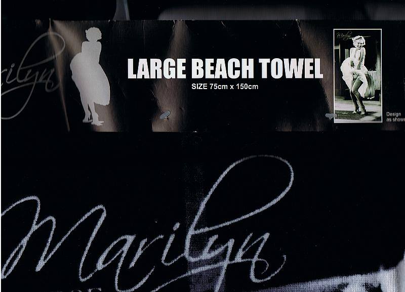 Marilyn Monroe Beach Towel