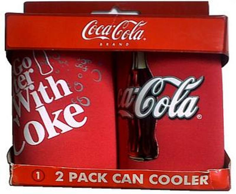Coca-Cola 2 Pack Can Cooler (Damaged Packaging)