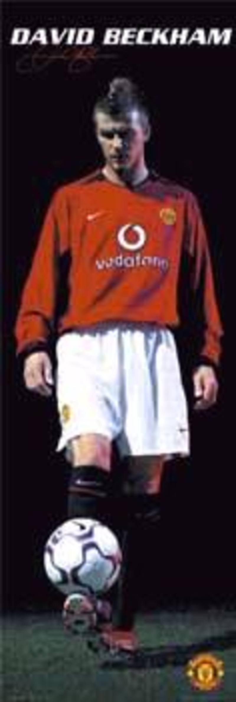 DP-0297 MANCHESTER UTD BECKHAM DOOR POSTER