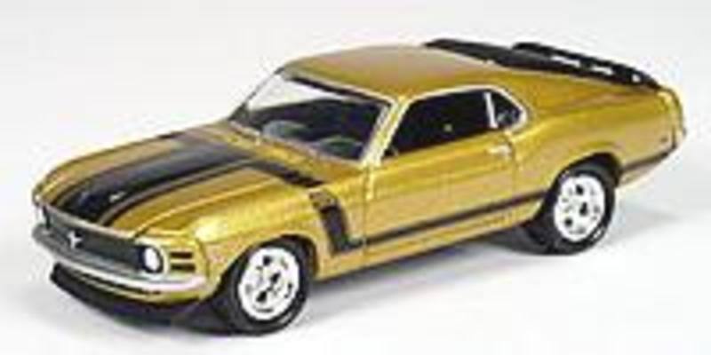 Johnny Lightning: Gold 1970 Ford Mustang Boss 302 - Mustang