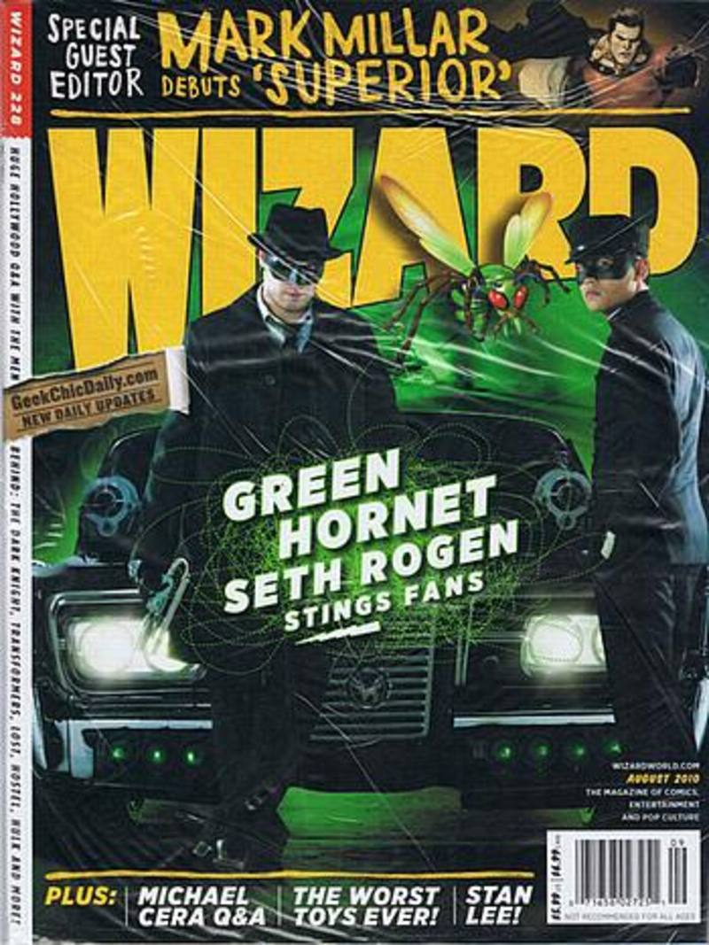 Wizard Magazine #228 Aug 2010 - Green Hornet CVR