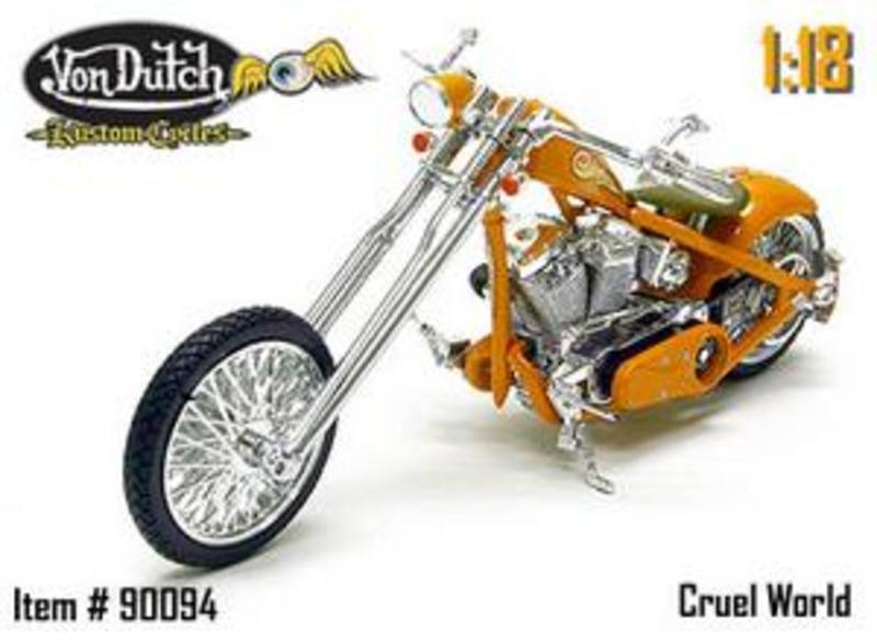 Von Dutch: Cruel World Kustom Cycle 1/18th Scale