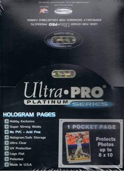 Buy Ultra Pro 1 Pocket Pages 100 Count Box in AU New Zealand.