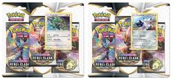 Buy Pokemon Sword and Shield Rebel Clash (2 Mix) 3 Pack Blisters in AU New Zealand.