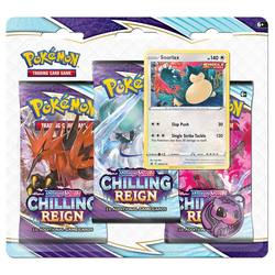 Buy Pokemon Sword and Shield Chilling Reign 3-Pack Blister Snorlax in AU New Zealand.