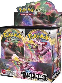 Buy Pokemon Sword and Shield Rebel Clash (36CT) Booster Box in AU New Zealand.