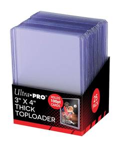 Buy Ultra Pro 100pt Super Thick Top Loaders (25CT) Pack in AU New Zealand.