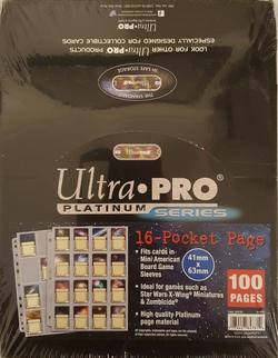 Buy Ultra Pro 16 Pocket Pages 100 Count Box in AU New Zealand.