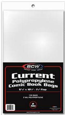 Buy BCW Current Size Comic Bags in AU New Zealand.